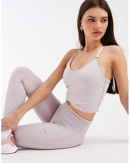 Nike Pink One Dri-Fit Wrap Waist Leggings