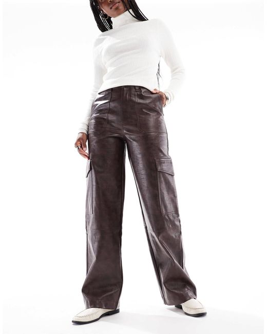 ASOS Brown Cargo Utility Pants