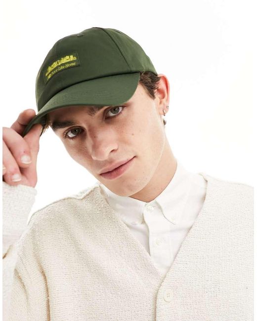 New Balance Green Nb Place Like Home Baseball Cap for men