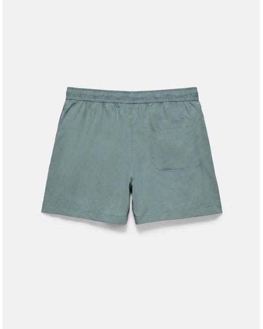Pull&Bear Green Stwd Board Shorts for men