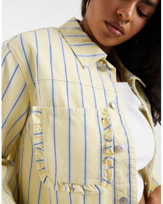 Pieces Plus Natural Pieces Curve Denim Jacket