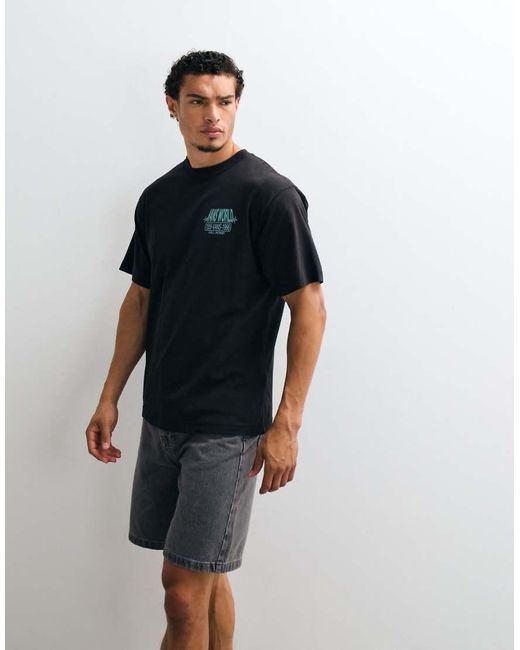 Vans Blue World Intl Backprint T-Shirt for men