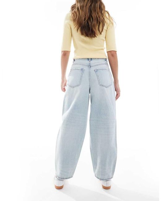 Vero Moda Blue Billie Barrel Leg Jeans