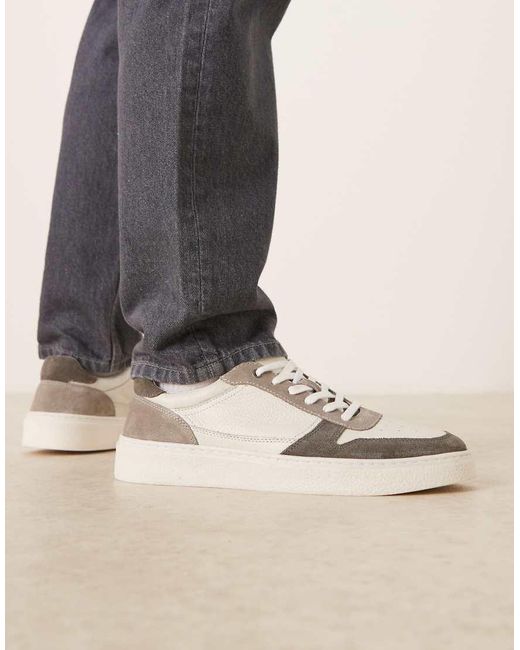 ASOS Brown Panelled Trainers for men