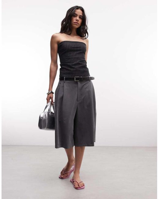 Weekday Black Bandeau Top