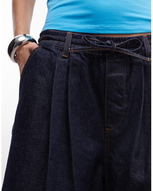 Collusion Blue Pull On Longline Jorts