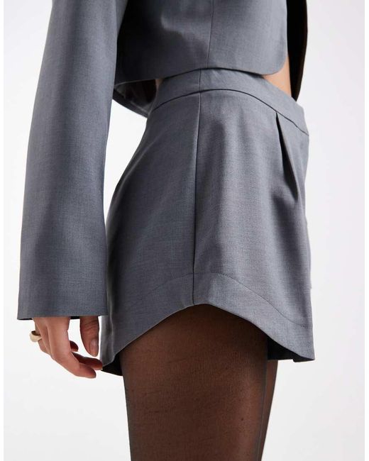 Miss Selfridge White Tailoring Sleeper Short Co-Ord