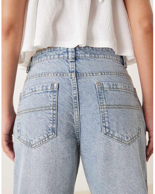 Brave Soul Blue Straight Leg Jeans