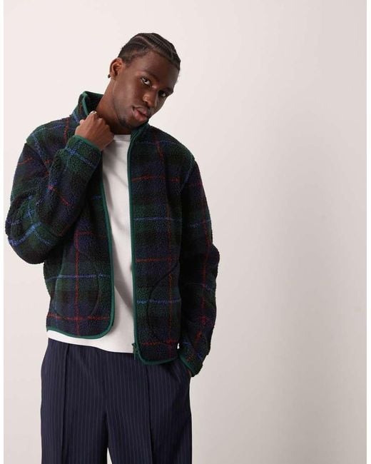 Gant Blue Fleece Jacket for men