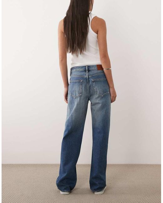 Calvin Klein Blue 90S Straight Leg Jeans