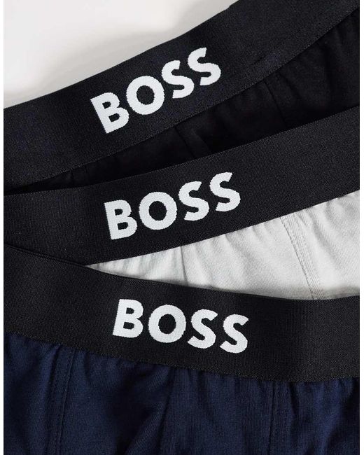 Boss Blue One 3 Pack Boxer Briefs for men