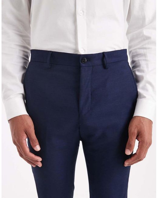 Jack & Jones Blue Super Slim Trousers for men
