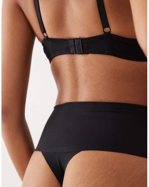 Spanx Black Supersmooth Undietectable Thong