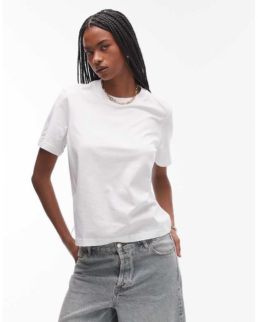 & Other Stories White Relaxed Short Sleeve T-shirt