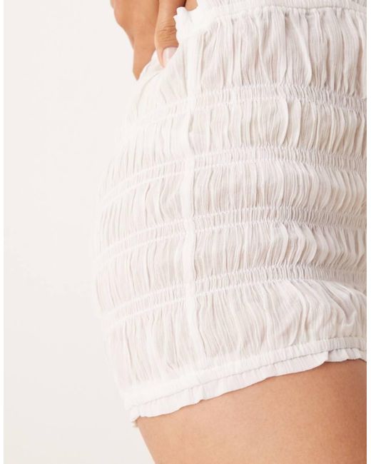 ASOS Natural Shirred Knicker Short