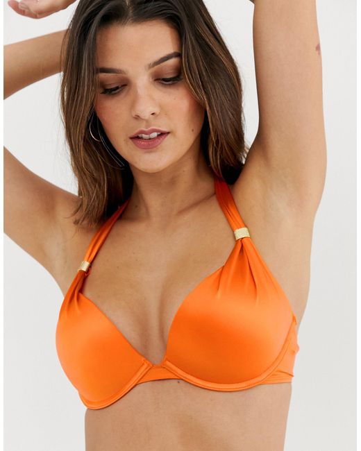 DORINA Super Push-up Bikinitop in het Orange