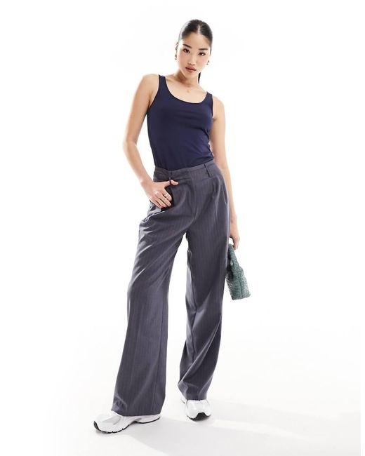 Vero Moda Blue Longline Vest Top
