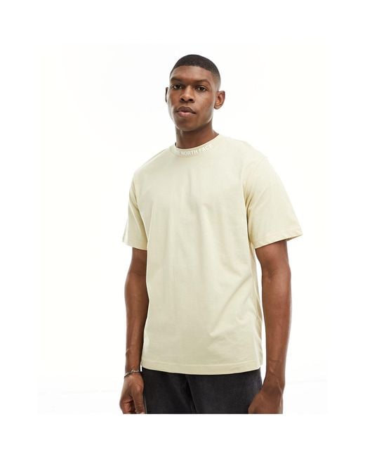 The North Face Natural Zumu Taped Logo T-shirt for men