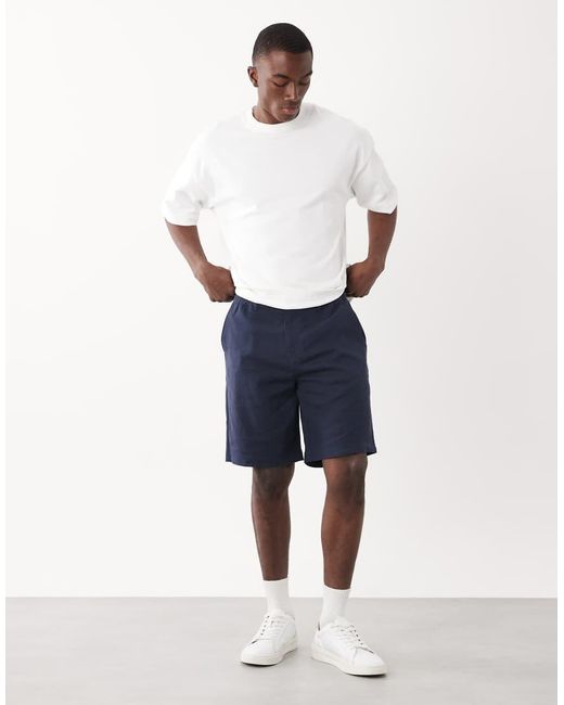 Pantalones Cortos Threadbare de hombre de color Blue