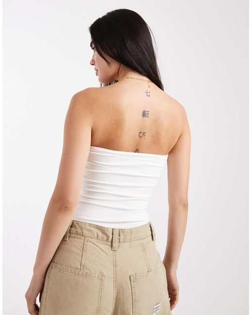 Hollister White Tube Top