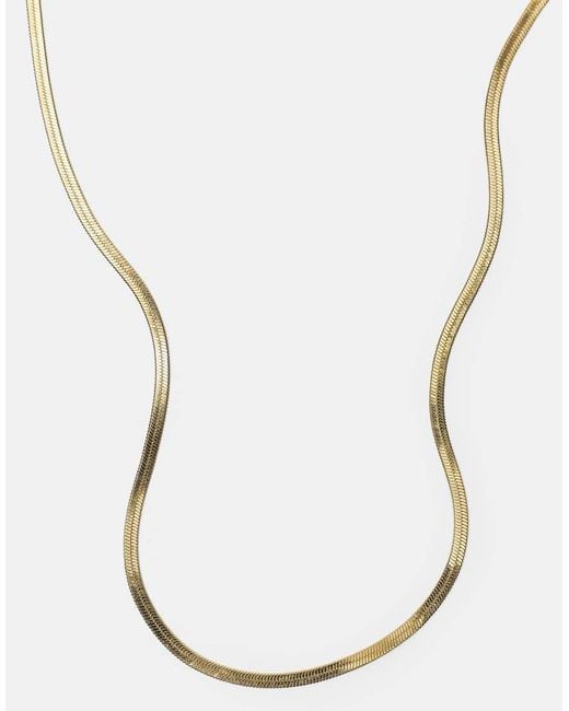 Pull&Bear White Pack Of Lariat Necklaces