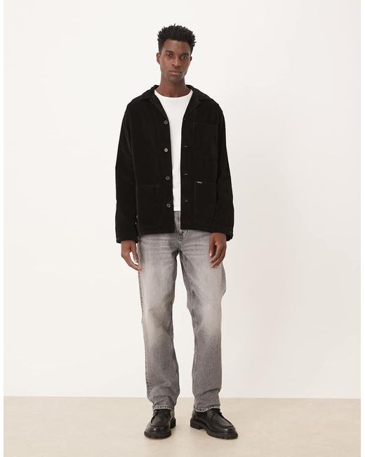 Polo Ralph Lauren Black Logo Heavyweight Cord Shacket for men