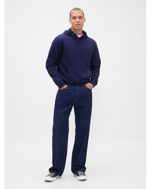 Gap Blue Chest Logo Hoodie for men
