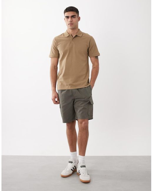 Polo Basic Regular Fit di ASOS in Green da Uomo