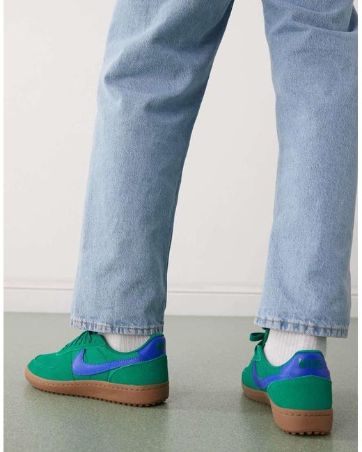Nike Blue Field General Trainers for men