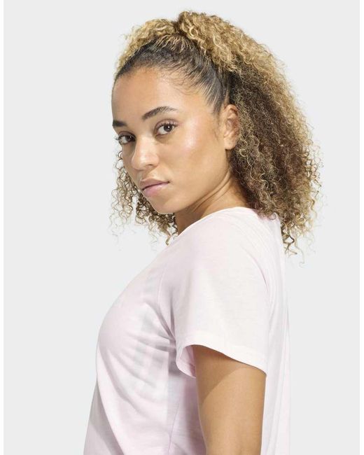 Adidas Originals White Workout Essentials Scoop Neck T-Shirt