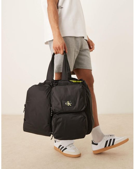 Calvin Klein Brown Utility Tote for men