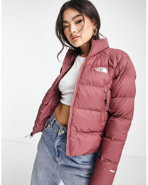 The North Face Hyalite Down Puffer Jacket in Pink Lyst UK