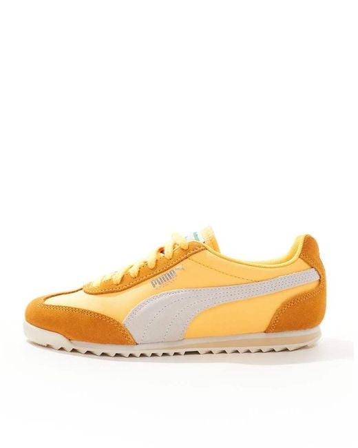 PUMA Brown Arizona Nylon Trainers