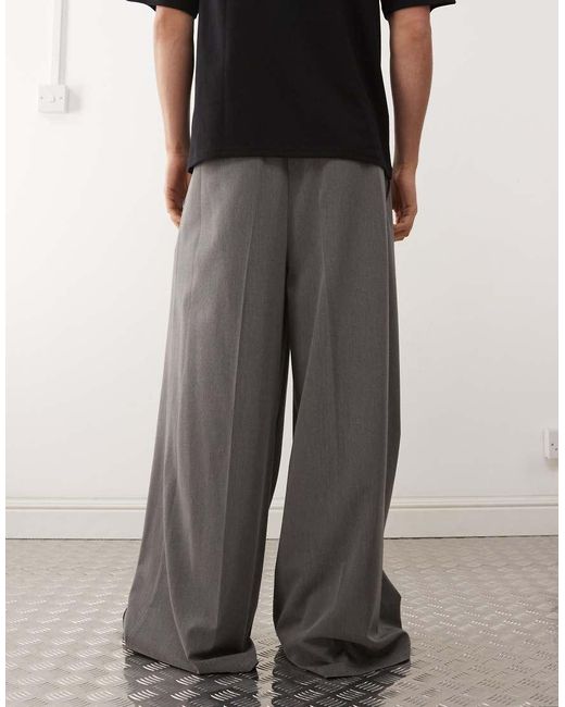 Collusion Black Unisex Wide Leg Trouser Co-ord