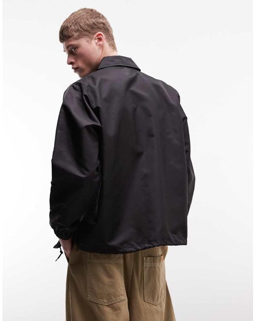 Huf Blue 89 Coaches Button Up Jacket for men