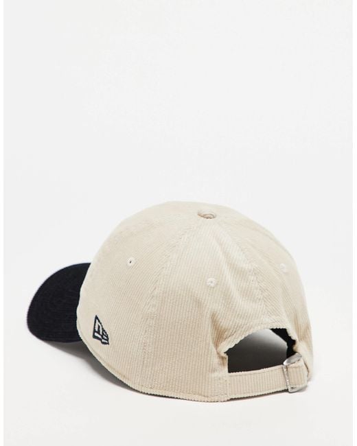 KTZ Multicolor Ny yankees 9twenty – mehrfarbige, unstrukturierte cord-kappe mit farblich abgesetztem schirm