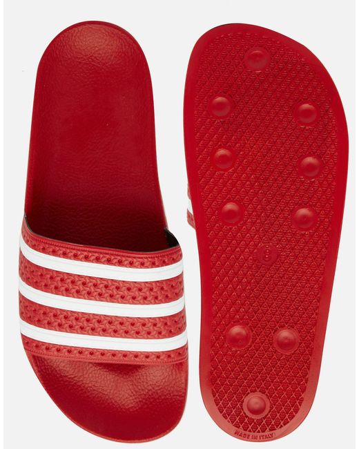 Adidas Originals Adilette - Slippers 288193 in het Red