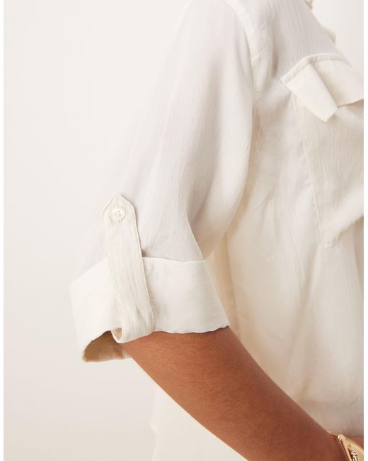 Aware Natural Utility Shirt With Pockets