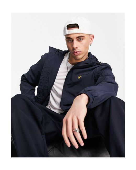 lyle & scott microfleece lined zip through jacket