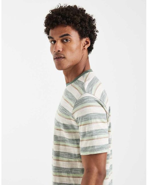 Blend Gray 100% Cotton Regular Fit T-shirt for men