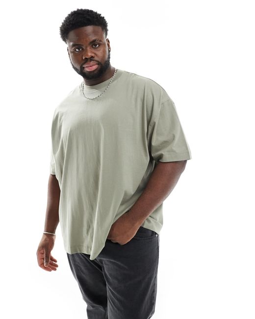 ASOS Gray Essential Oversized T-shirt for men