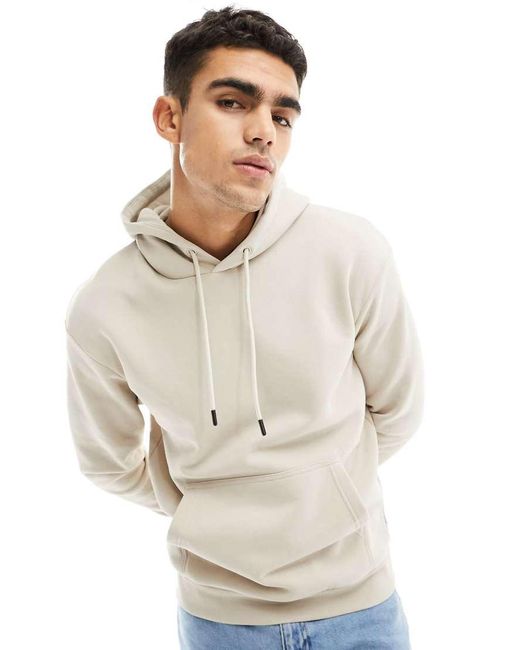 Jack & Jones White Oversized Hoodie for men