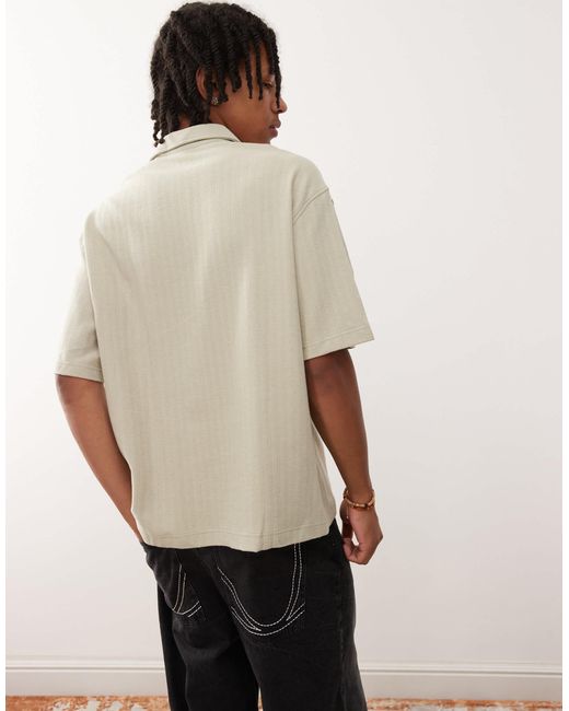 Weekday – hemd in Natural für Herren