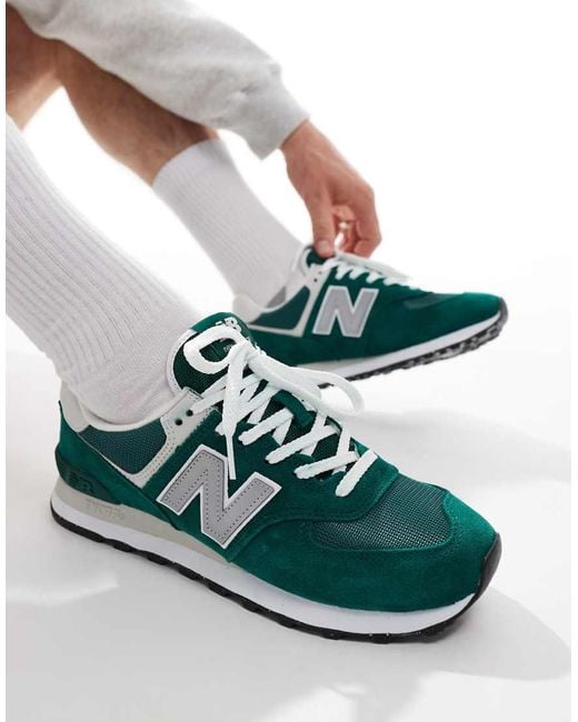 New Balance Green 574 Trainers for men