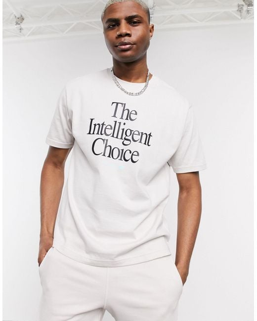 New Balance White Intelligent Choice T-shirt for men