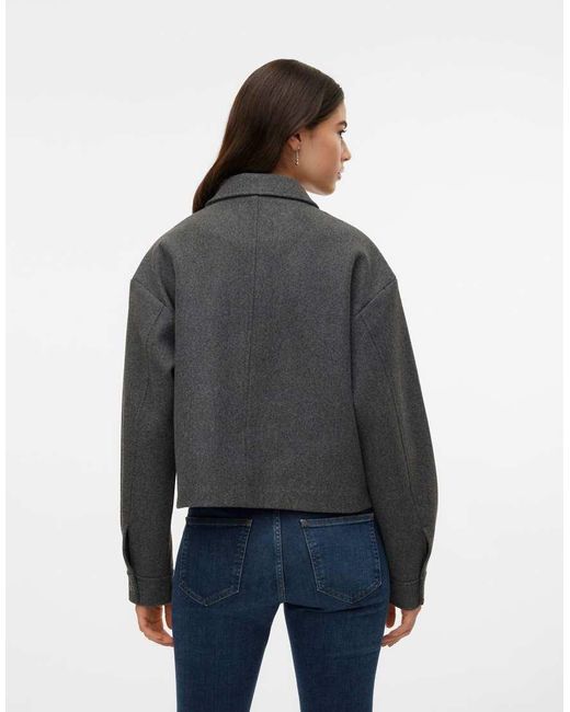 Chaqueta Gris Oscuro De Vero Moda de color Blue