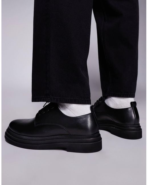 Walk London – brooklyn – derby-schuhe aus leder in Black für Herren