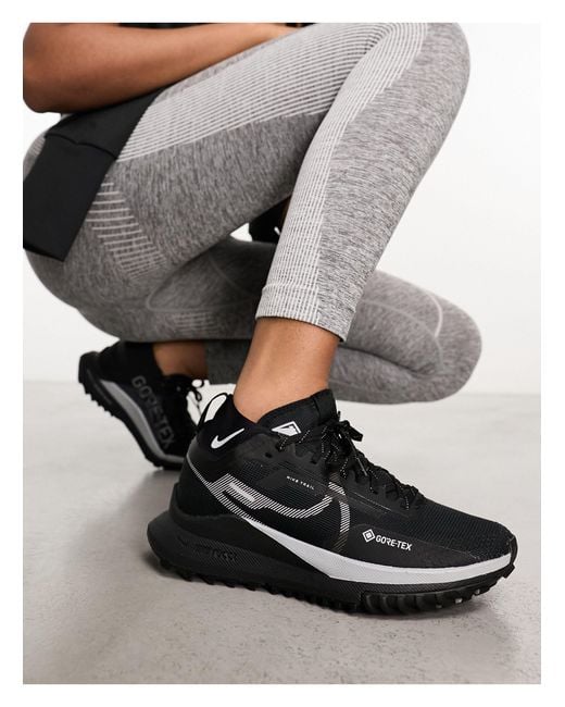 Nike React Pegasus Trail 4 Gore-tex Sneakers in Gray | Lyst