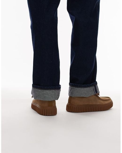 Clarks Blue Torhill Lo Shoe for men