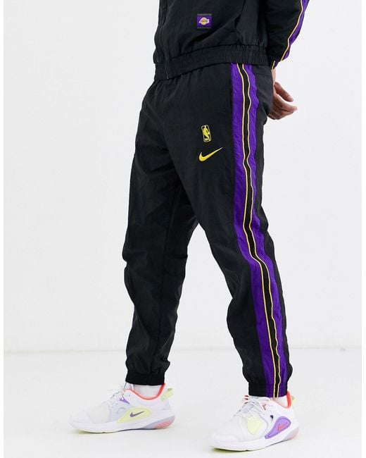 Nike NBA Los Angeles Lakers Courtside Tracksuit - Blue - Mens for Men
